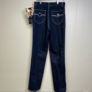 Vintage 80's Dark Wash Gitano Color Fits High Waisted Mom Jeans High Rise